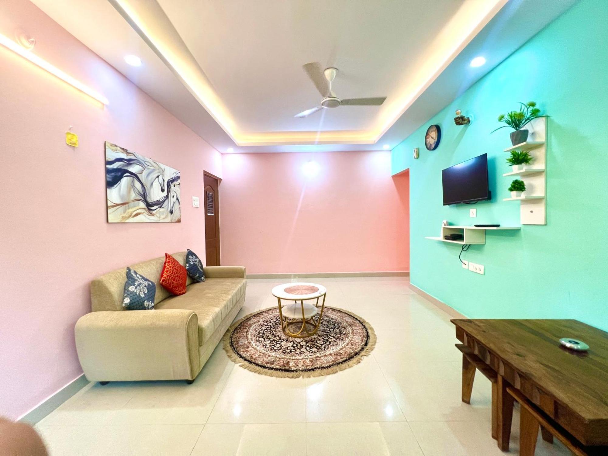 2Bhk Stunning Apartment With Pool Vagator Kültér fotó